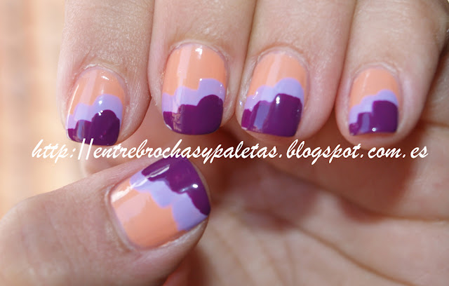 Clouds on nails – Nubes en las uñas – Entre brochas y paletas | Blog de belleza