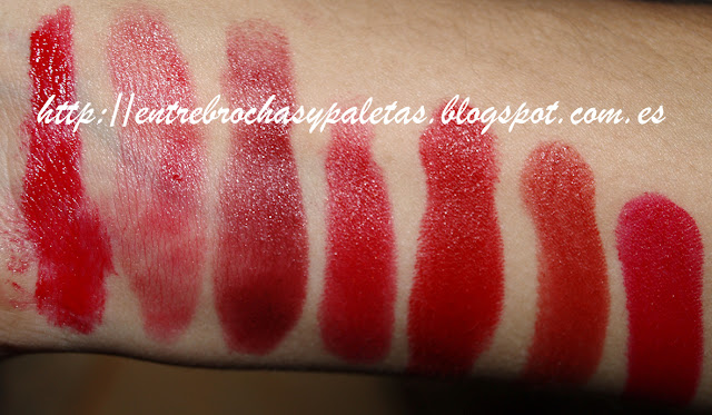 Mis labiales rojos – Entre brochas y paletas | Blog de belleza