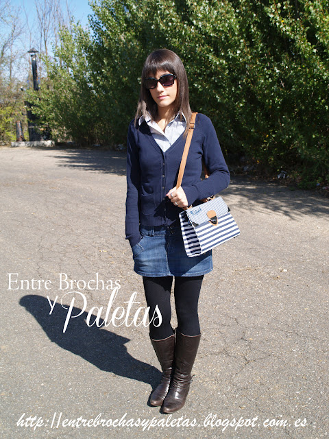 Outfit navy autumn – Entre brochas y paletas | Blog de belleza