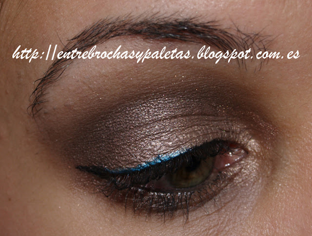 Look bronzing blue (propuesta Navidad 1) – Entre brochas y paletas | Blog de belleza