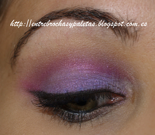 Look rosa y morado con labios degradados – Entre brochas y paletas | Blog de belleza