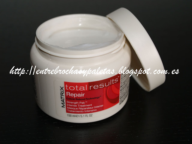 Mascarilla Matrix total results repair – Entre brochas y paletas | Blog de belleza