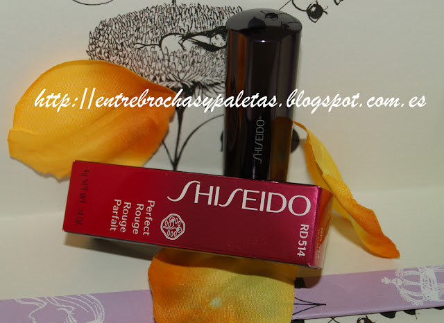 Perfect rouge RD 514 de Shiseido – Entre brochas y paletas | Blog de belleza