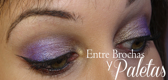 Look so sweet – morado y dorado – Tutorial – Entre brochas y paletas | Blog de belleza