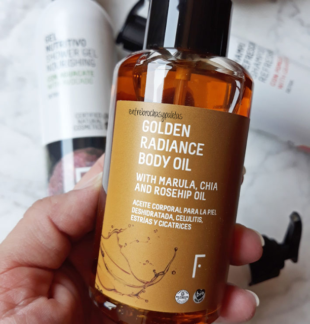 Golden radiance body oil | Freshly Cosmetics – Entre brochas y paletas | Blog de belleza