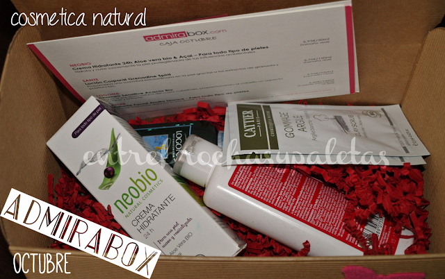 Cosmética natural: Admirabox octubre – Entre brochas y paletas | Blog de belleza