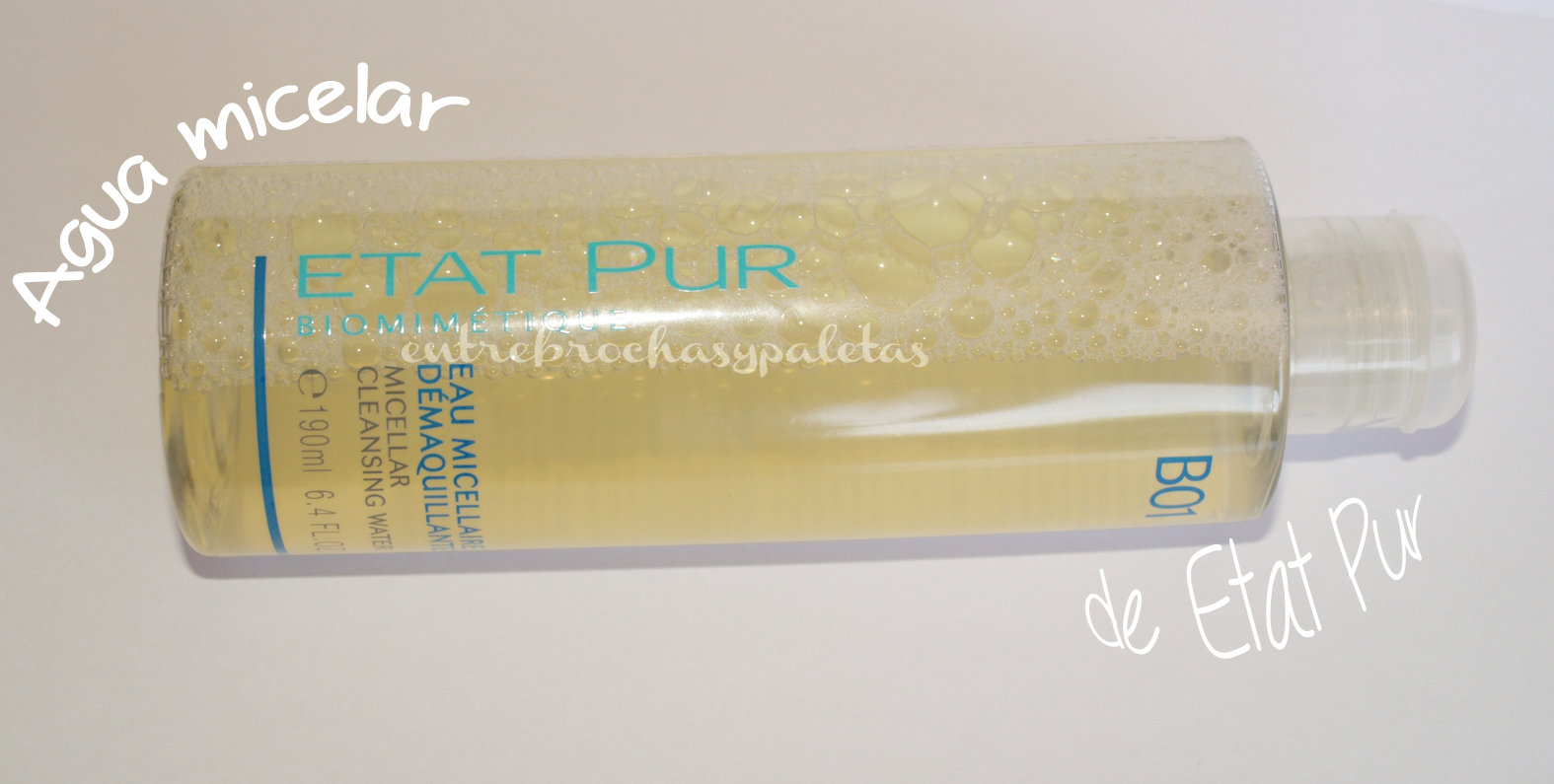 Agua micelar desmaquillante de Etat pur – Entre brochas y paletas | Blog de belleza