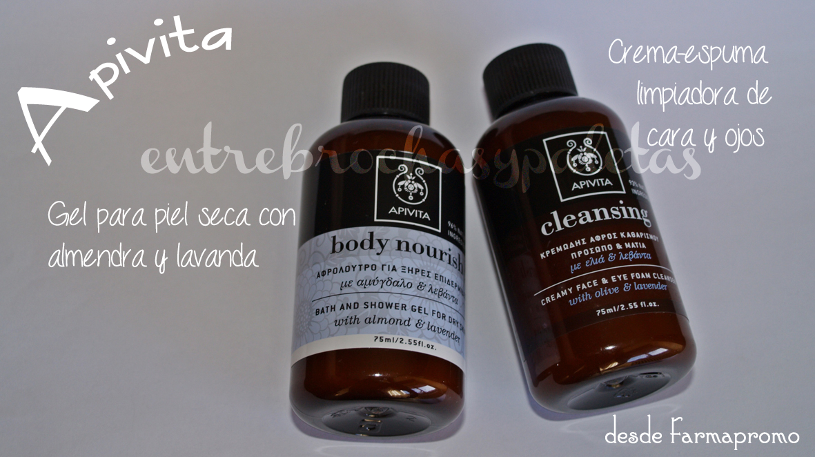 Gel de ducha y crema espuma limpiadora de Apivita – Entre brochas y paletas | Blog de belleza