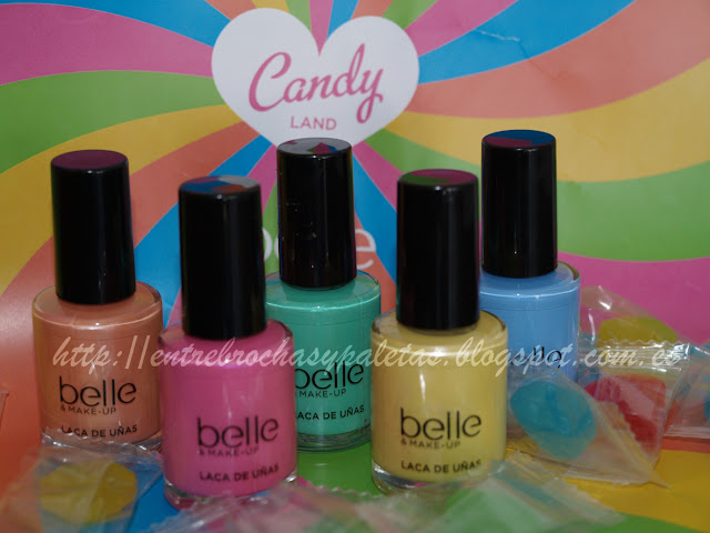 Esmaltes pastel – Candy land de Belle – Entre brochas y paletas | Blog de belleza