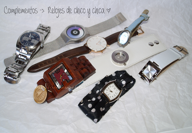 Complementos | Relojes chica y chico – Entre brochas y paletas | Blog de belleza