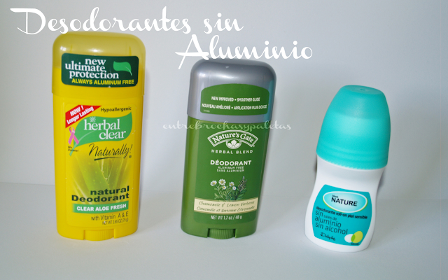 Tres desodorantes sin aluminio – Entre brochas y paletas | Blog de belleza