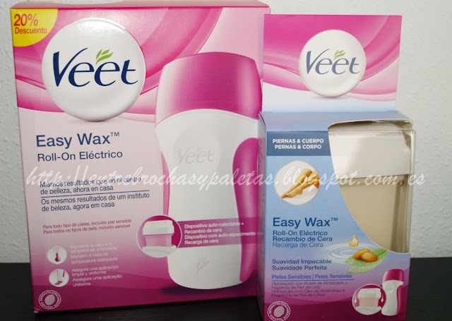 Probando Easy wax pieles sensibles de Veet – Entre brochas y paletas | Blog de belleza