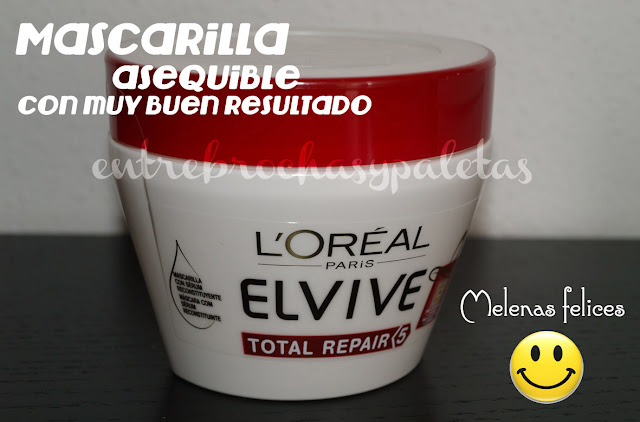 Mascarilla total repair 5 de L’oreal, también para cabellos castigados – Entre brochas y paletas | Blog de belleza