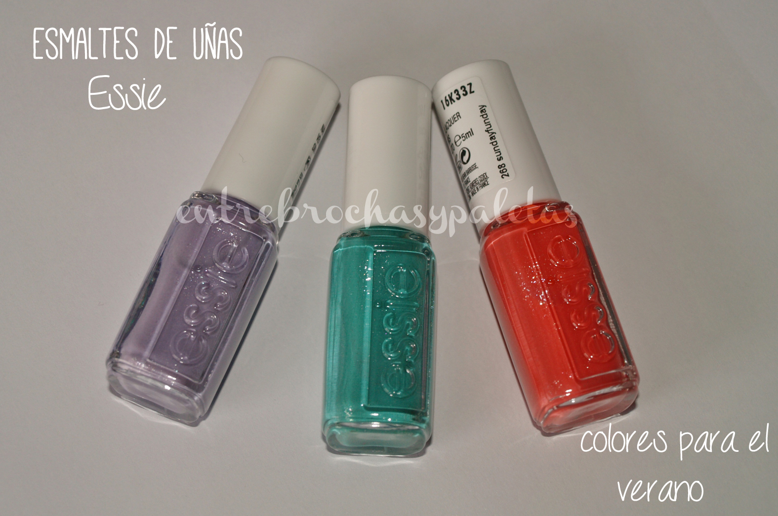 Essie | Esmaltes de uñas | Verano – Entre brochas y paletas | Blog de belleza