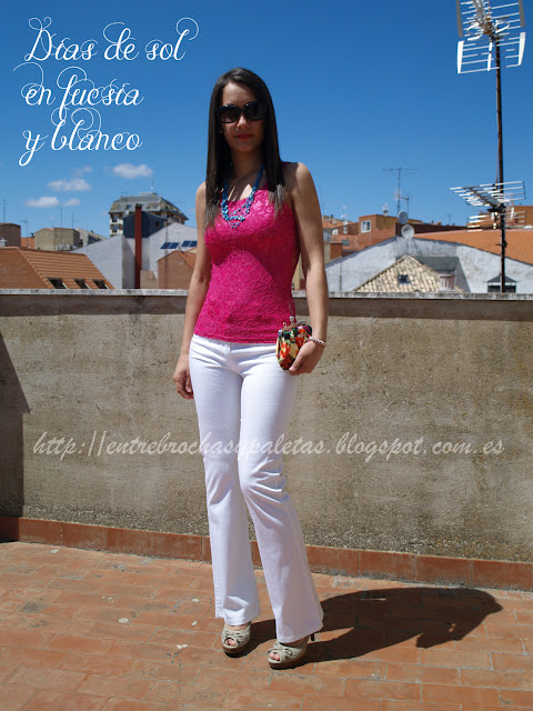 Propuesta de verano fucsia y blanco – Entre brochas y paletas | Blog de belleza