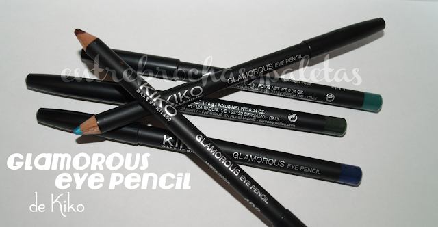 Glamorous eye pencil de Kiko: impresiones, swatches – Entre brochas y paletas | Blog de belleza