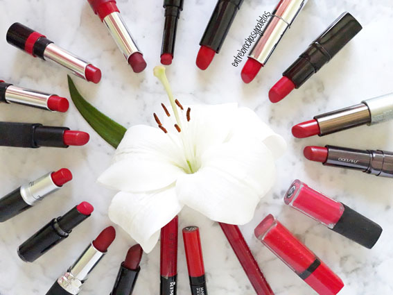 Mis labiales rojos 2018 – Entre brochas y paletas | Blog de belleza