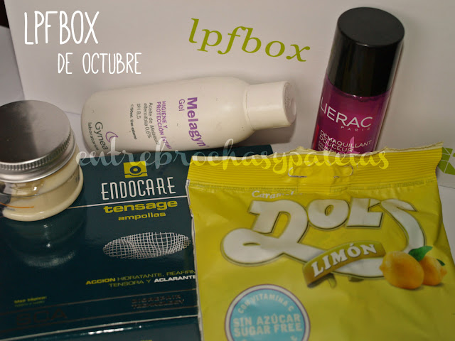 Ampollas tensage de Endorace y otros de LPFBOX octubre – Entre brochas y paletas | Blog de belleza