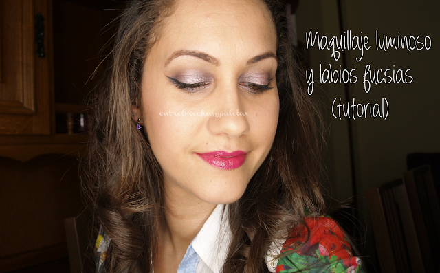 Outfit + Maquillaje luminoso y labios fucsias – Entre brochas y paletas | Blog de belleza