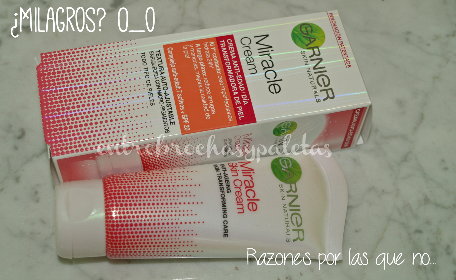 Miracle skin cream de Garnier – Entre brochas y paletas | Blog de belleza