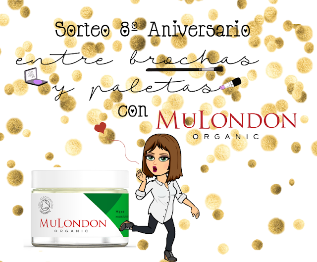 8º Aniversario | Sorteo Hemp moisturiser de MuLondon – Entre brochas y paletas | Blog de belleza