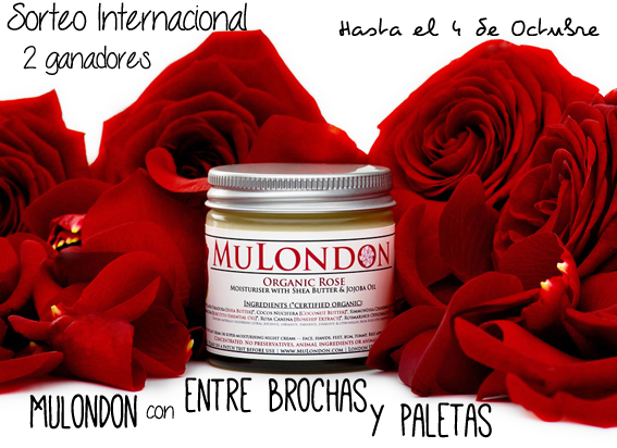 5º Aniversario | Sorteo organic rose, rosehip & rosemary moisturiser de MuLondon ** Cerrado ** – Entre brochas y paletas | Blog de belleza