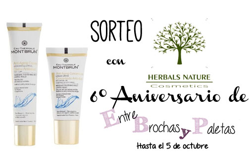 6º Aniversario | Fluido hidratante y contorno de ojos con Herbals Nature *** Cerrado *** – Entre brochas y paletas | Blog de belleza