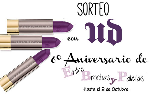 6º Aniversario | Sorteo 3 Jawbreaker de Urban Decay *** Cerrado *** – Entre brochas y paletas | Blog de belleza