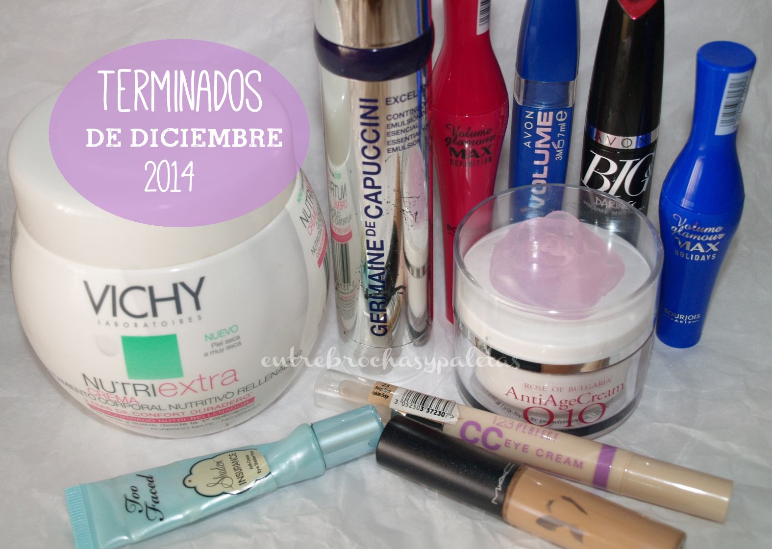 Terminados de Diciembre 2014 – Entre brochas y paletas | Blog de belleza